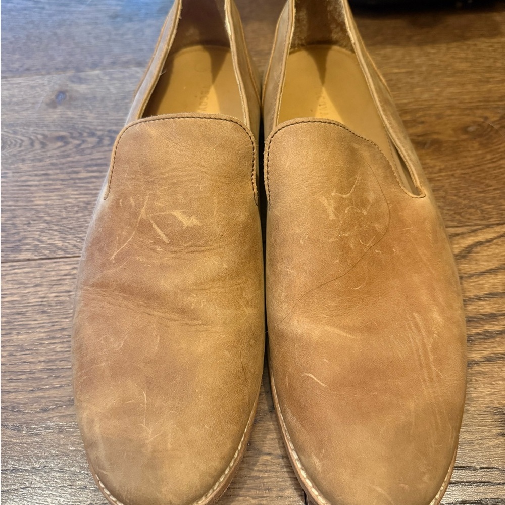 Tecovas Brown Leather Loafers